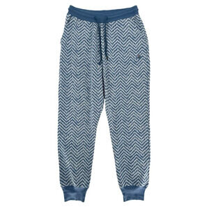 Vivienne Westwood Orb-Embroidered Jogger‎ Herringbone Pattern Blue Large